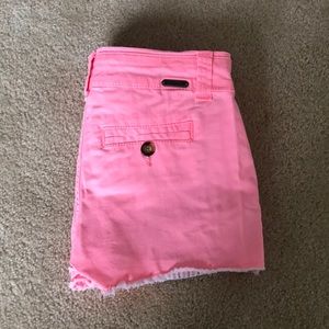 BKE casuals pink shorts size 26